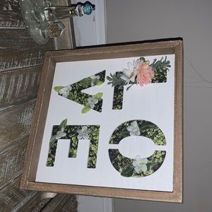 LOVE hanging decoration.